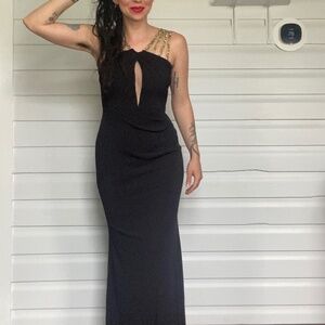 Black & Gold Gown (gorgeous & comfortable)